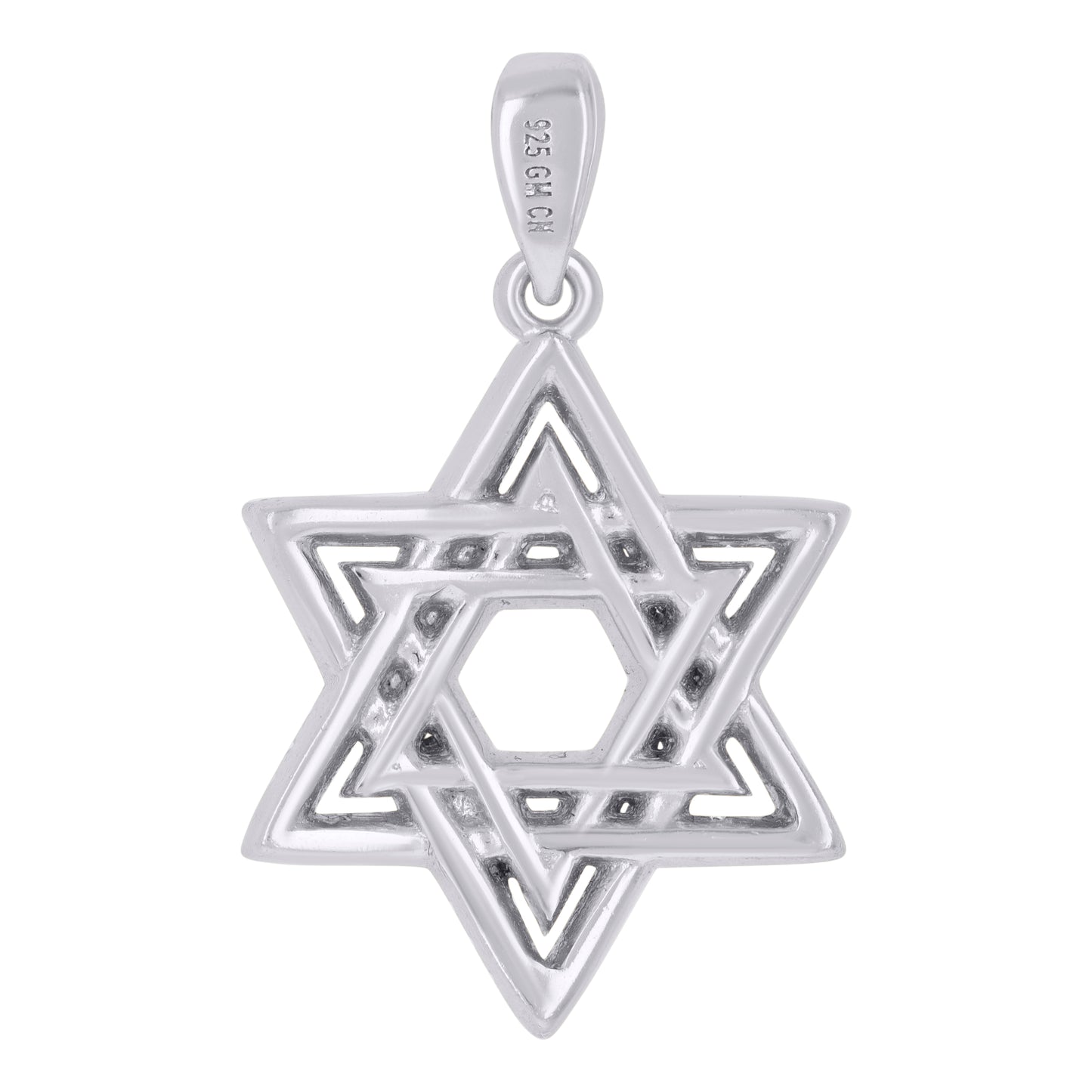 925 Sterling Silver Cz Pendant