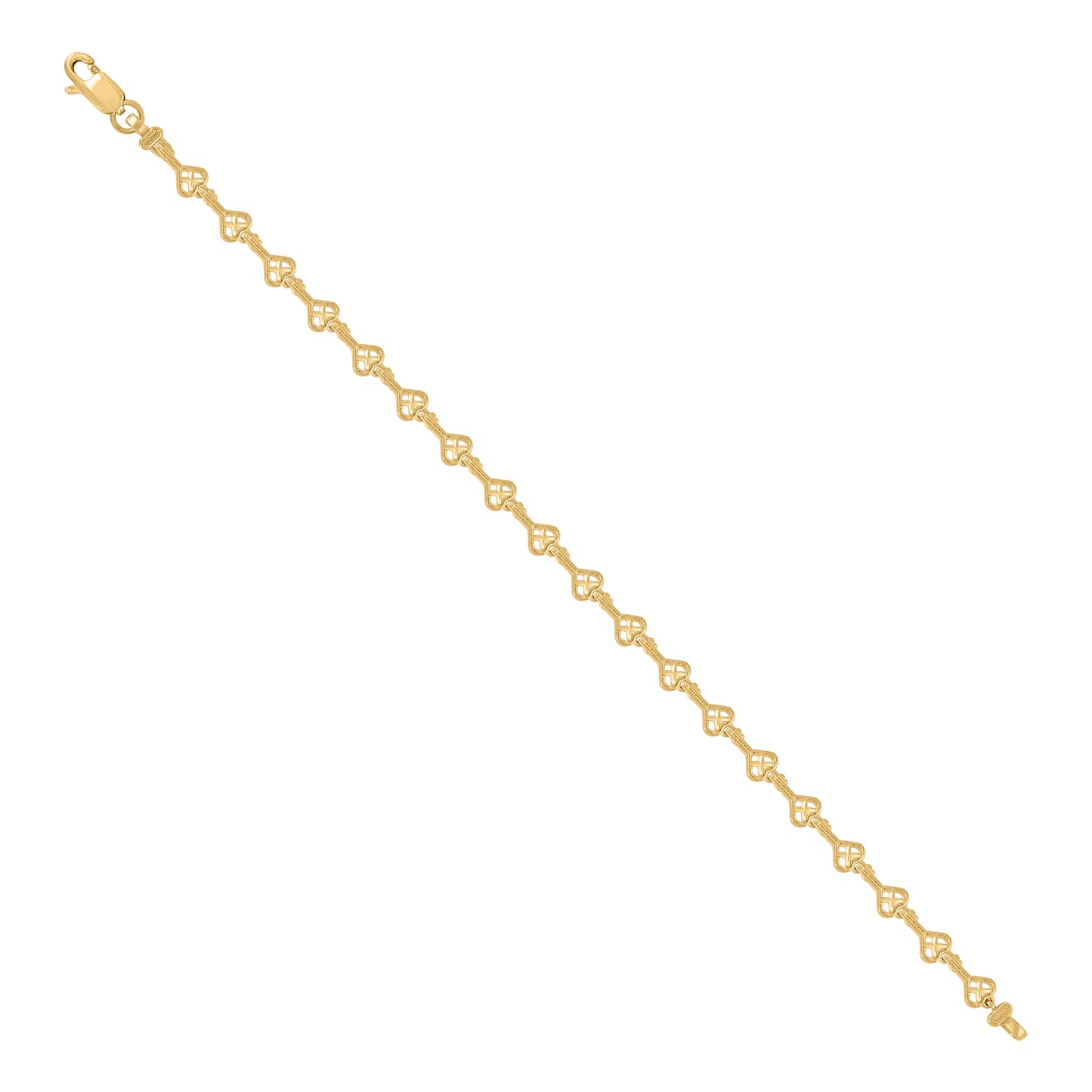 10Kt Gold 8" Bracelet