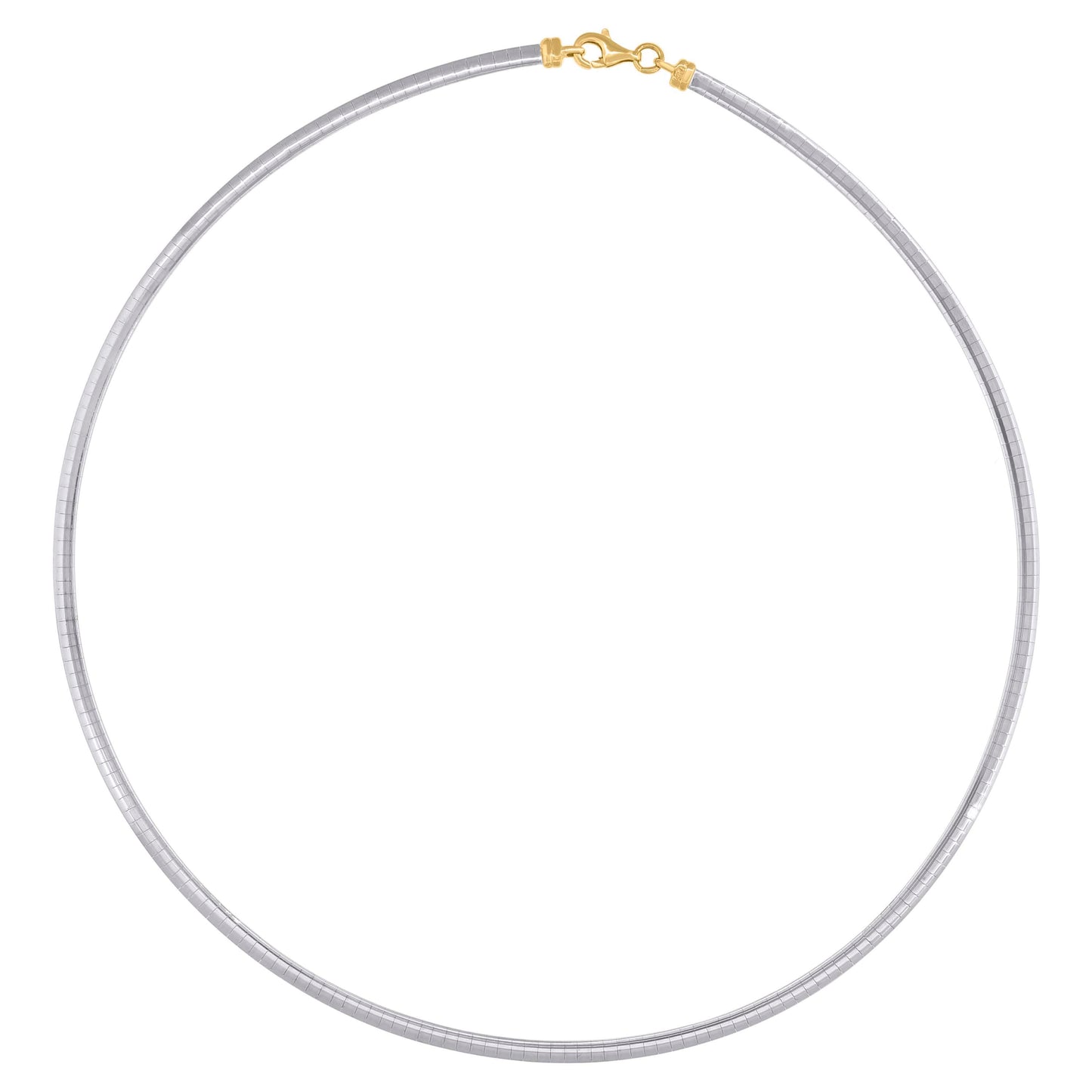 14Kt Gold 3mm-16" Omega Necklace
