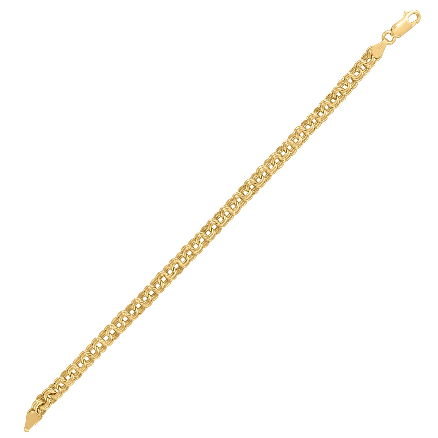 14Kt Gold 16" Omega Necklace