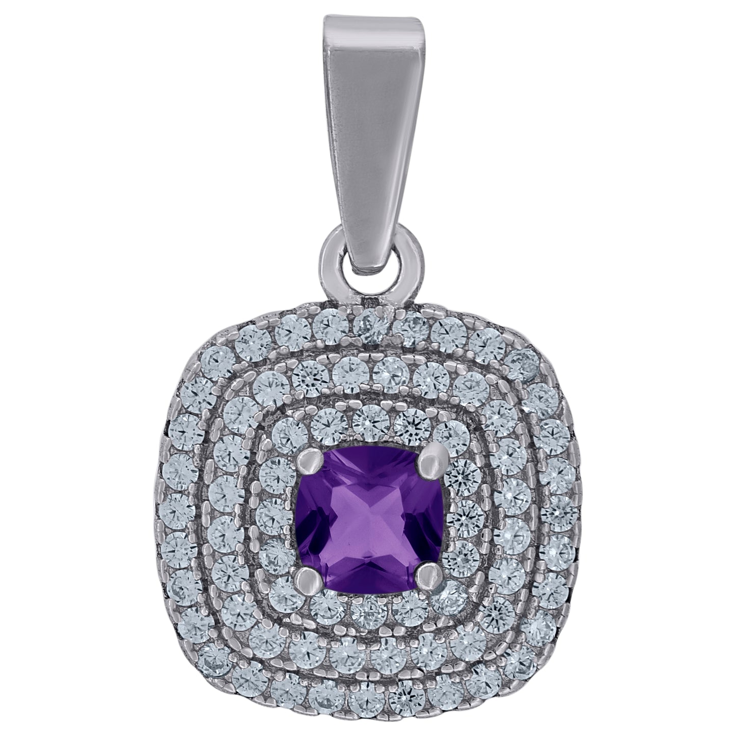 925 Sterling Silver Cz Pendant