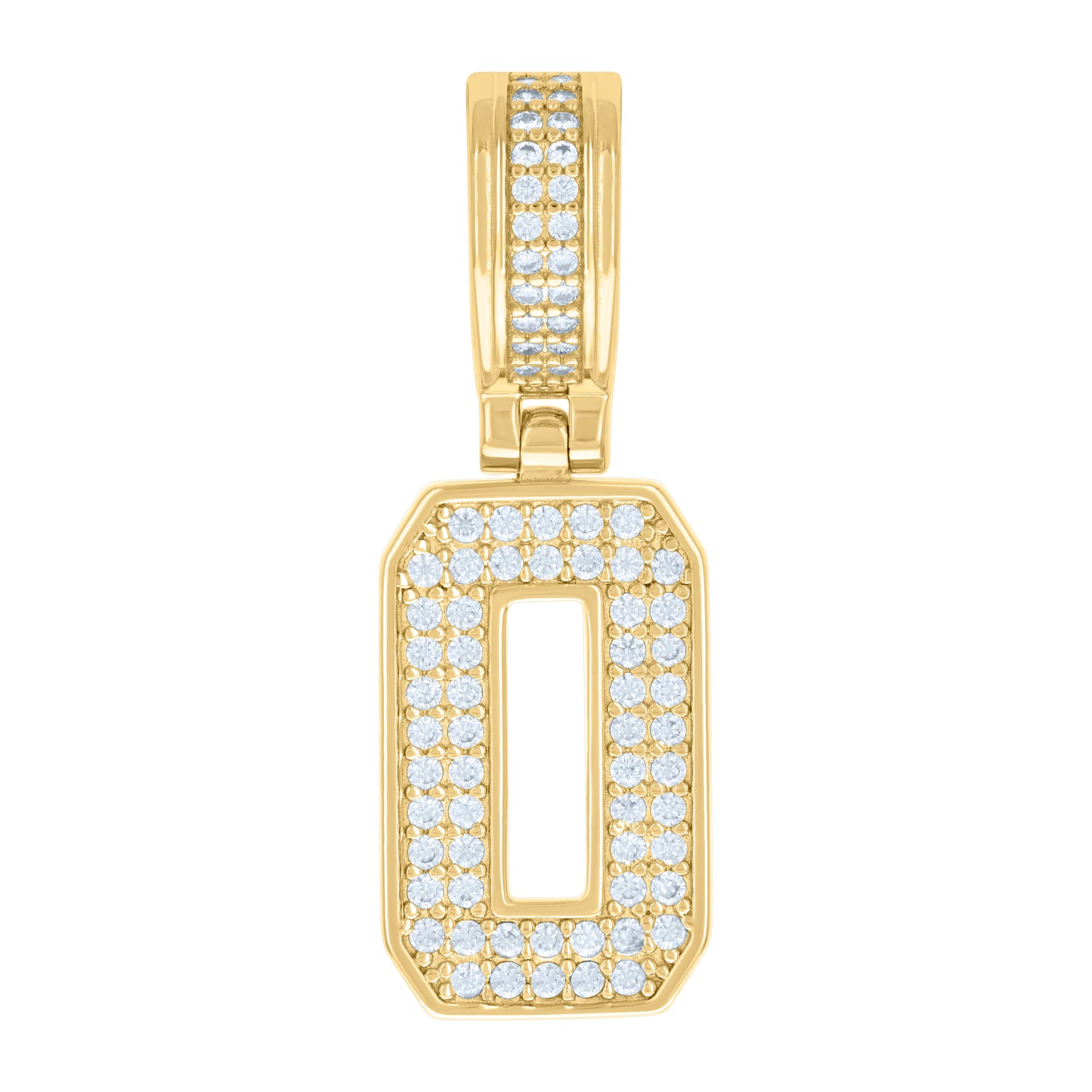 925 Sterling Silver Pendant Inital Letter "O"