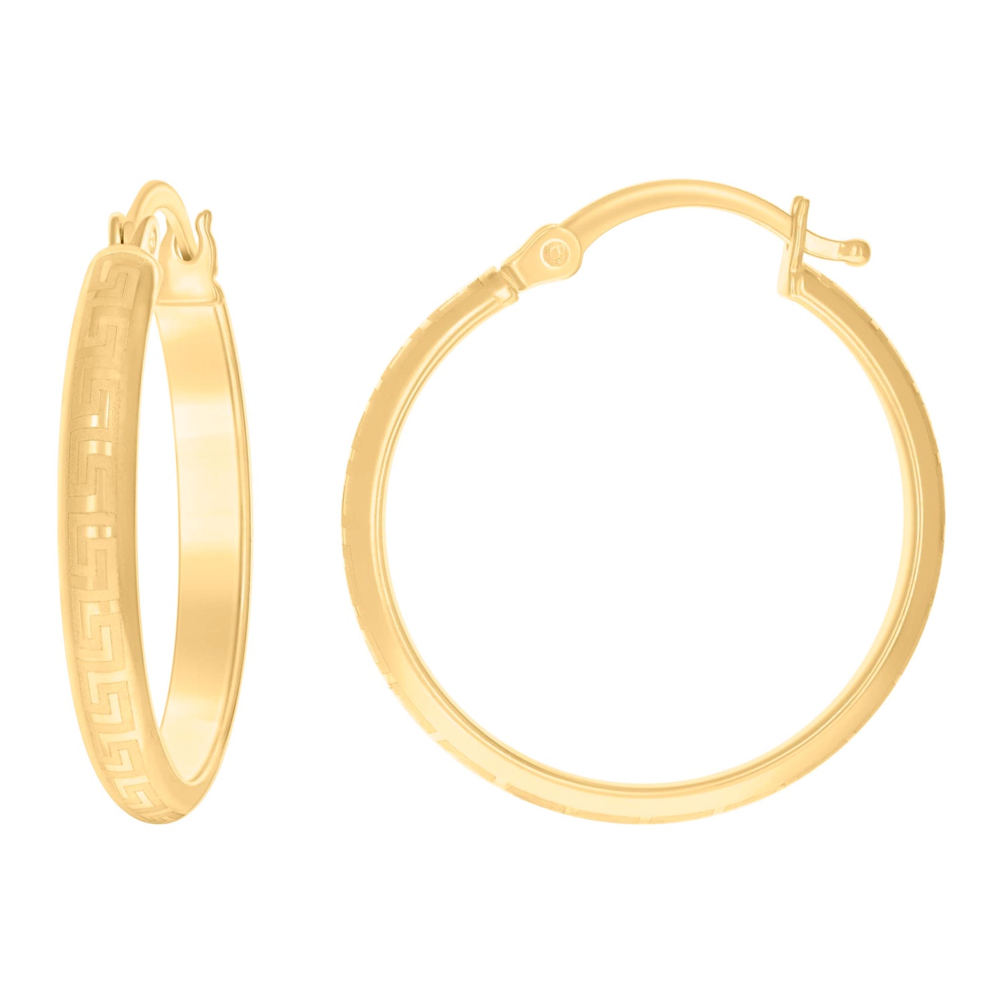 14Kt Gold Hoop Earrings 20mm