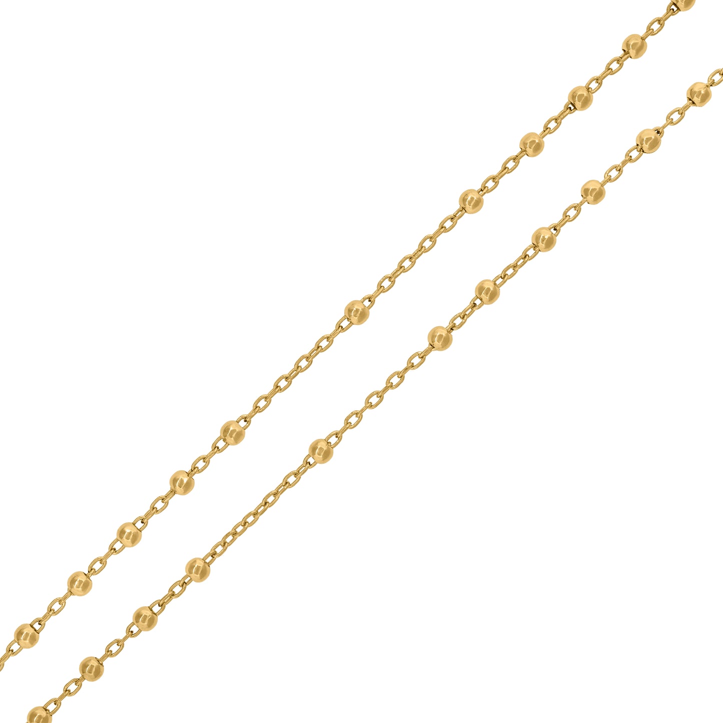 925 Sterling Silver 4mm Plain Rosary