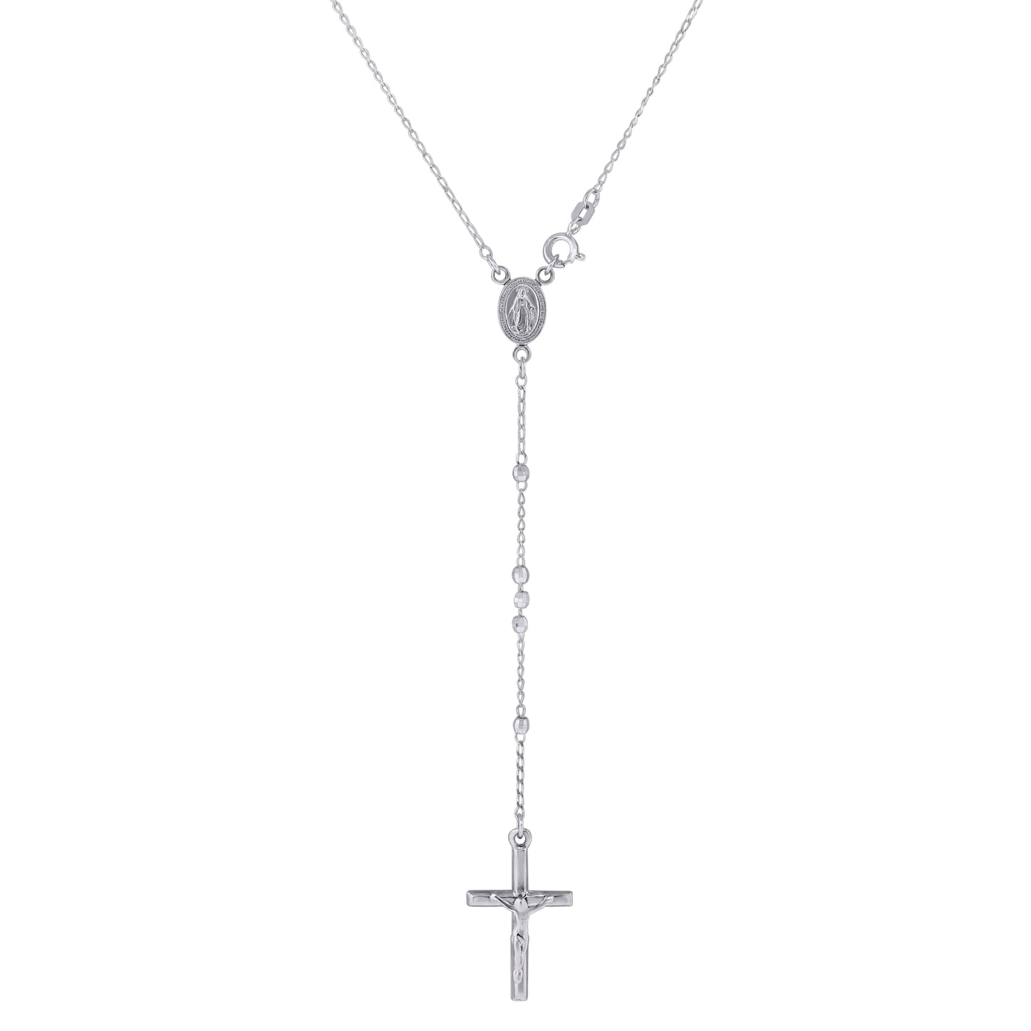 925 Sterling Silver 3mm D/C Rosary