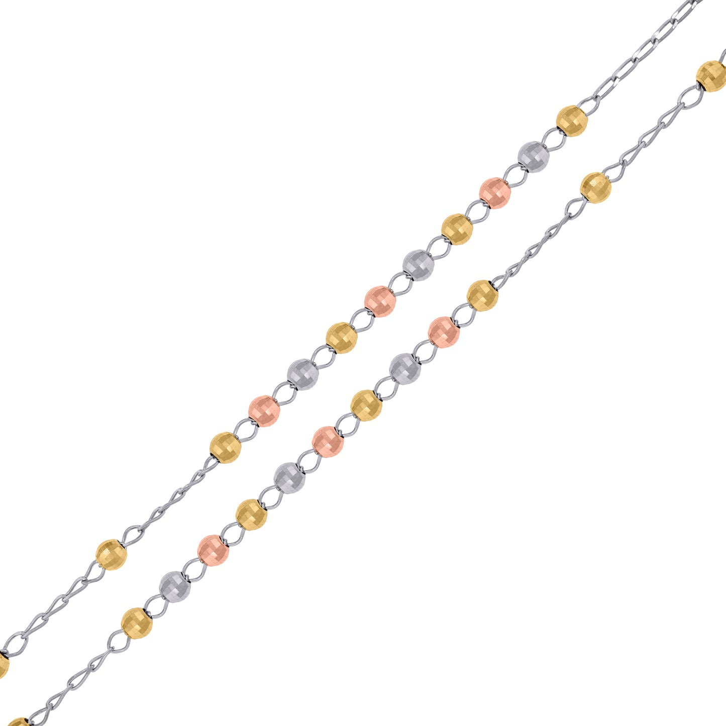 925 Sterling Silver 5mm D/C Rosary