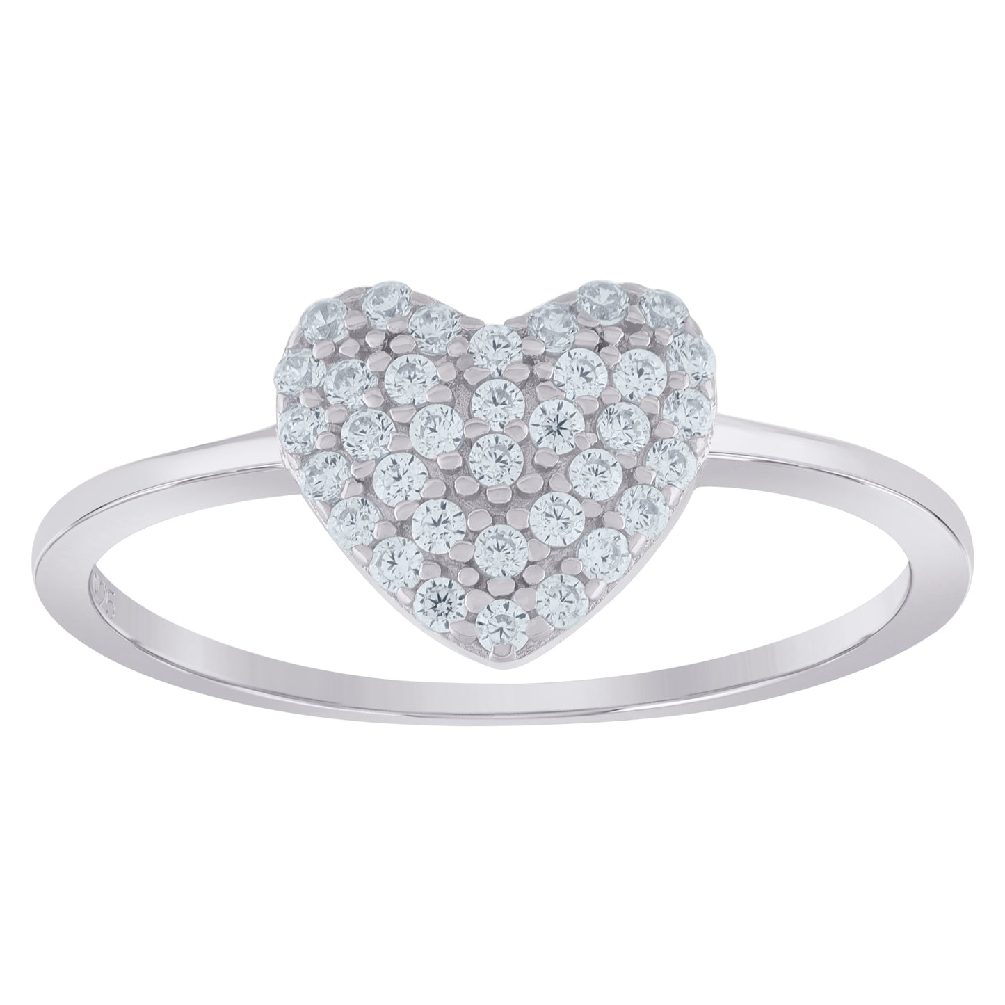 925 Sterling Silver Cz Ring-S6