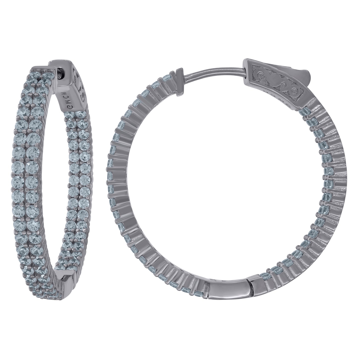 925 Sterling Silver Hoop Earrings