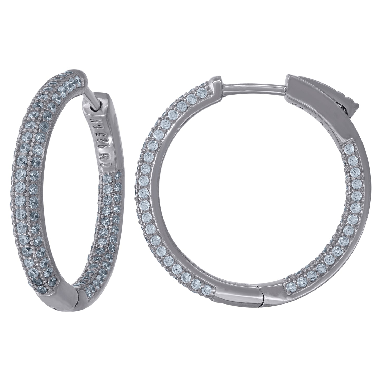 925 Sterling Silver Hoop Earrings