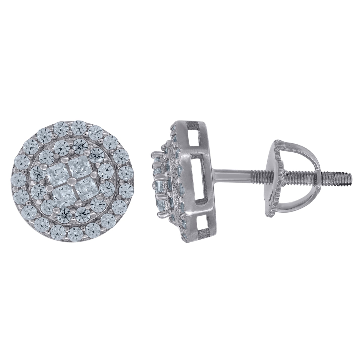 925 Sterling Silver Cz Earrings