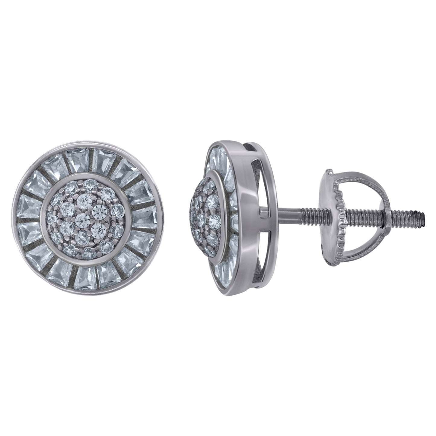 925 Sterling Silver Cz Earrings