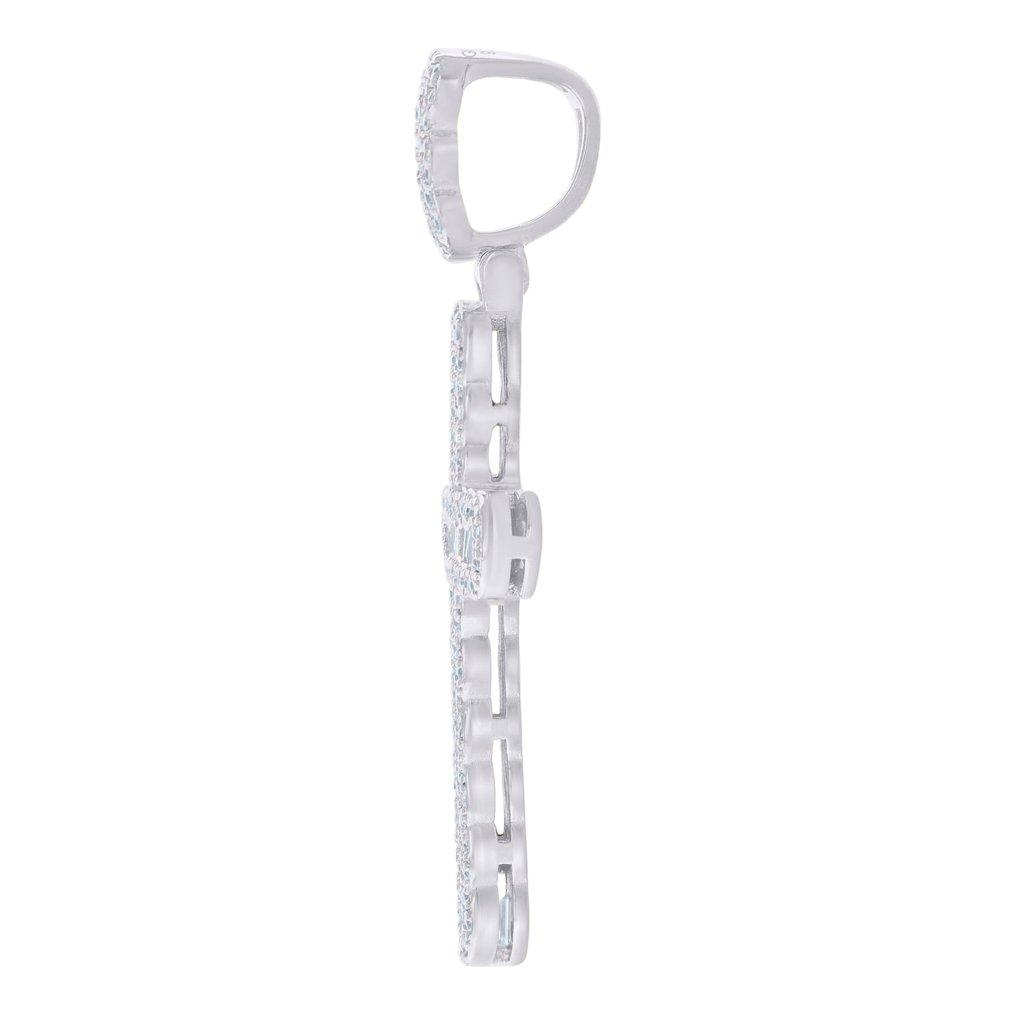 925 Sterling Silver Cz Pendant