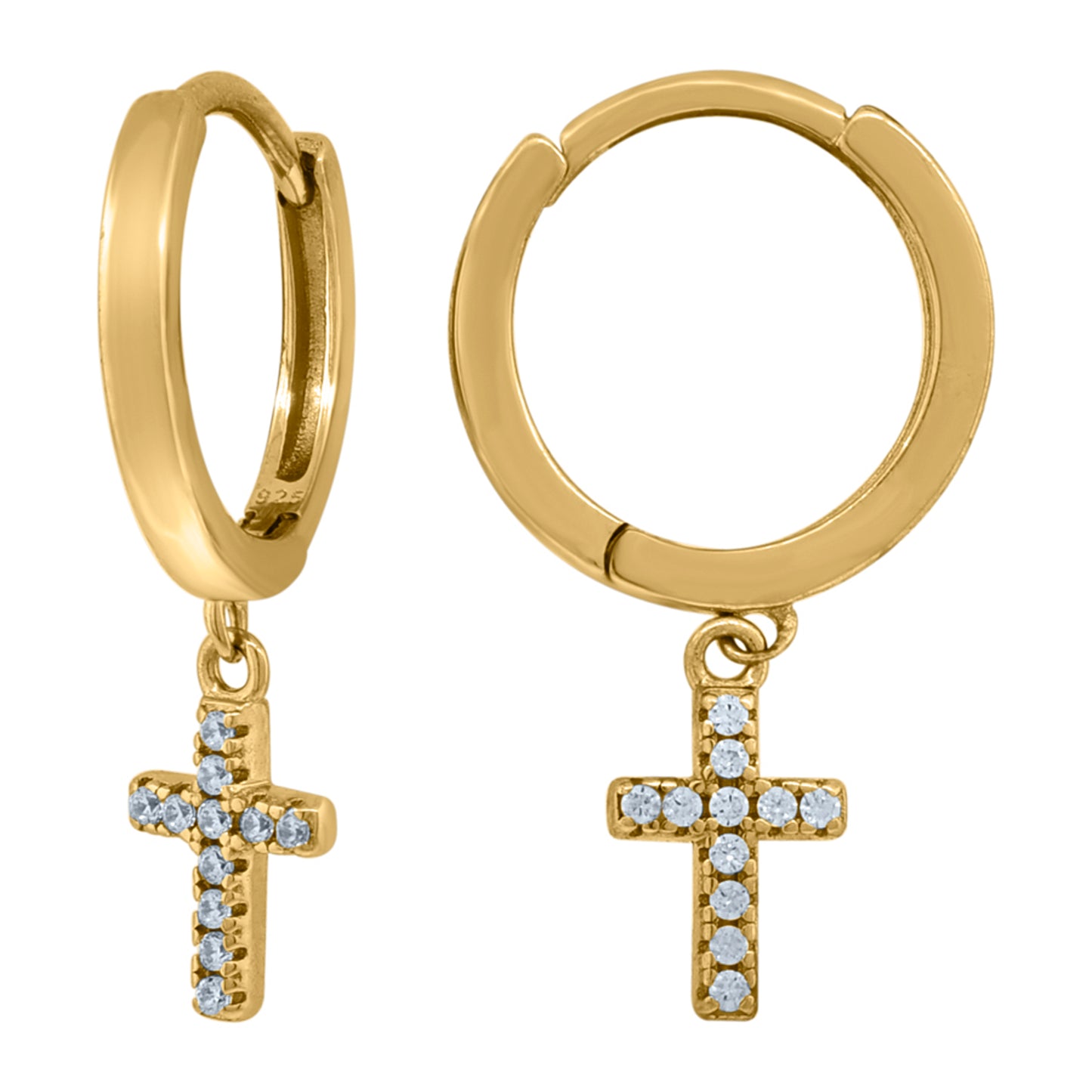 925 Sterling Silver Cz Earrings