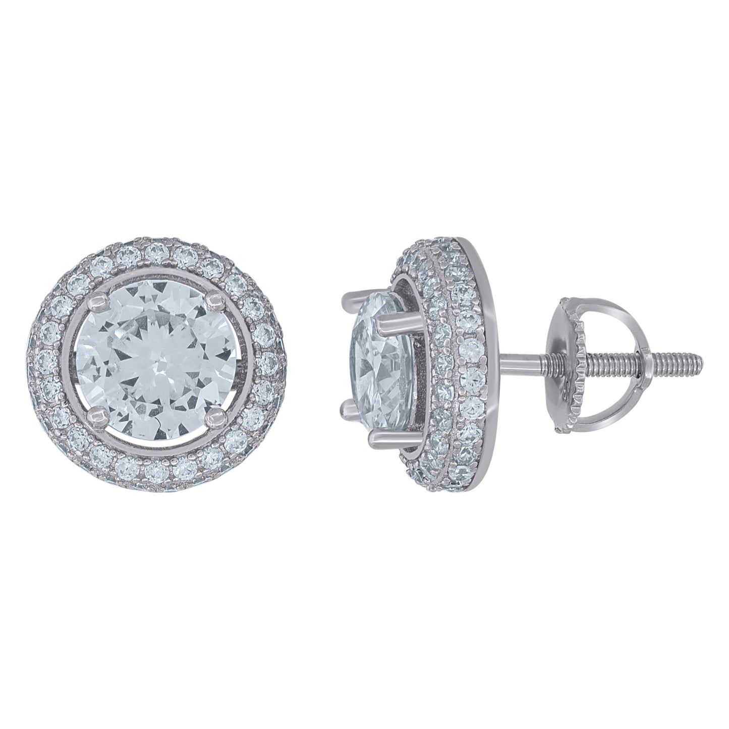 925 Sterling Silver Cz Earrings