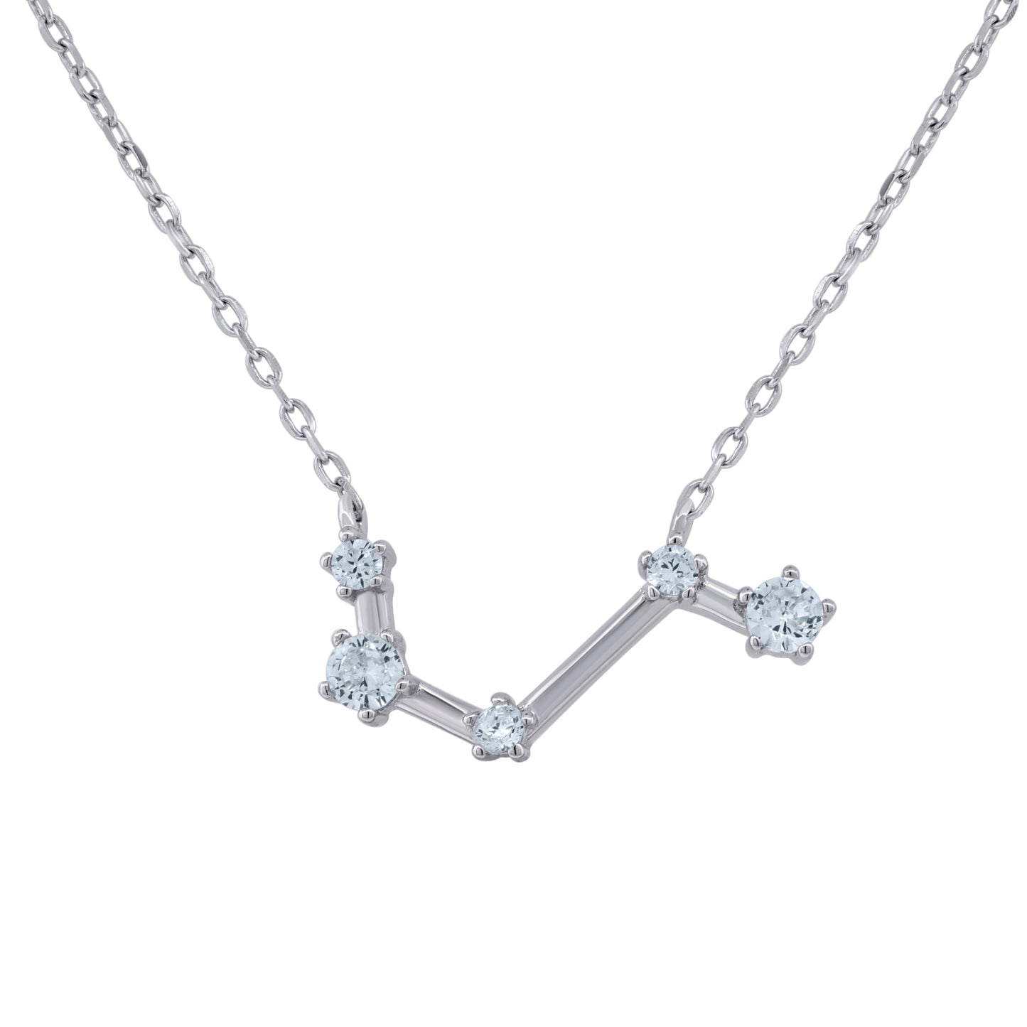 925 Sterling Silver Aries 18" Necklace