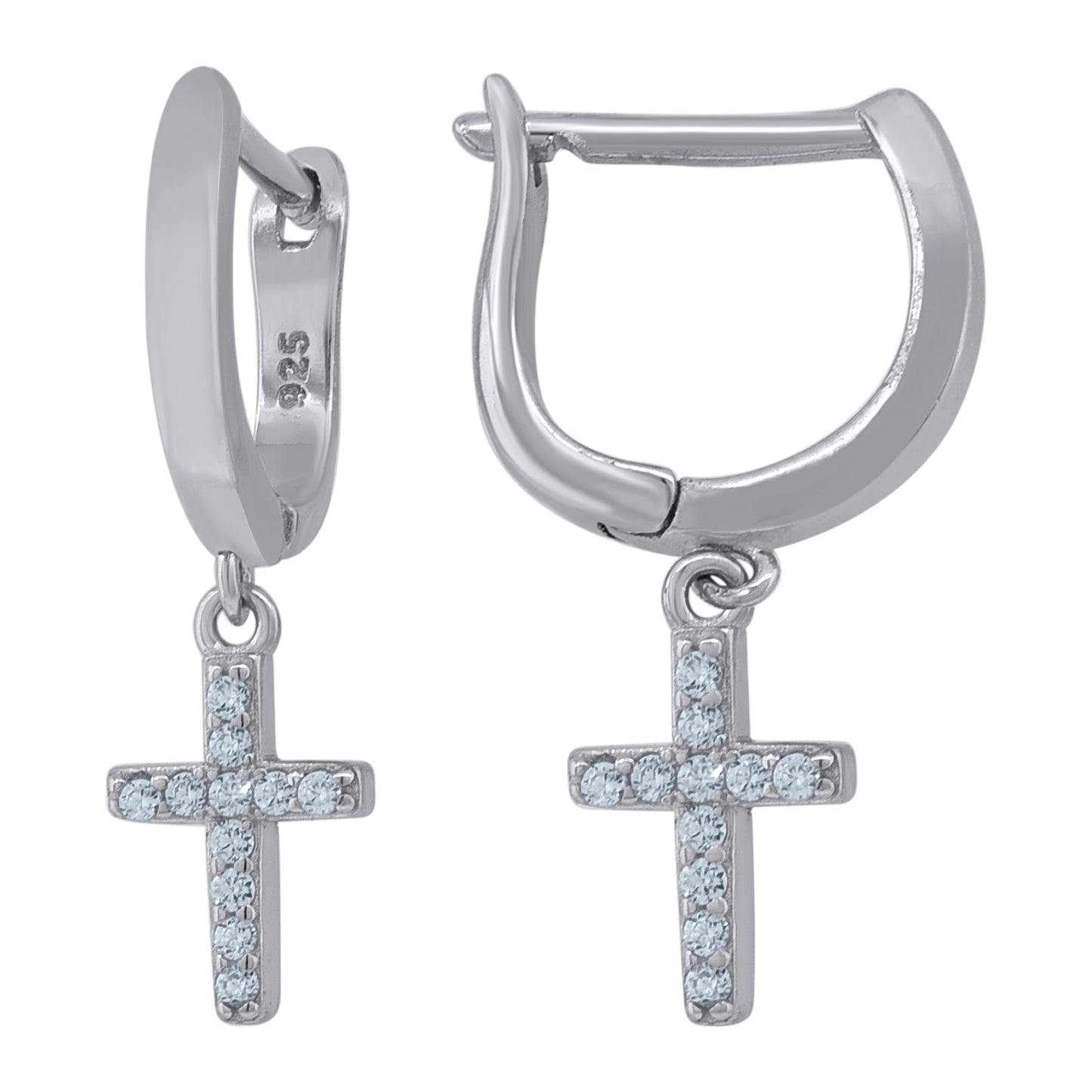 925 Sterling Silver 13mm Earring
