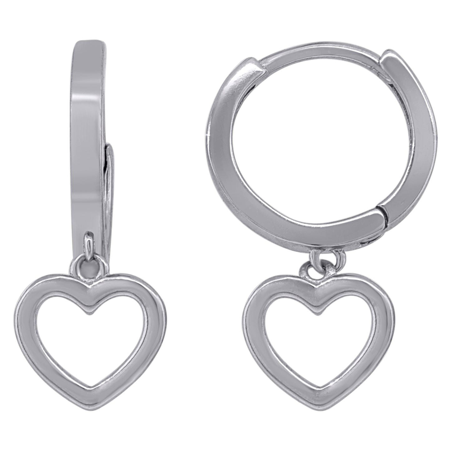 925 Sterling Silver 14mm Earring