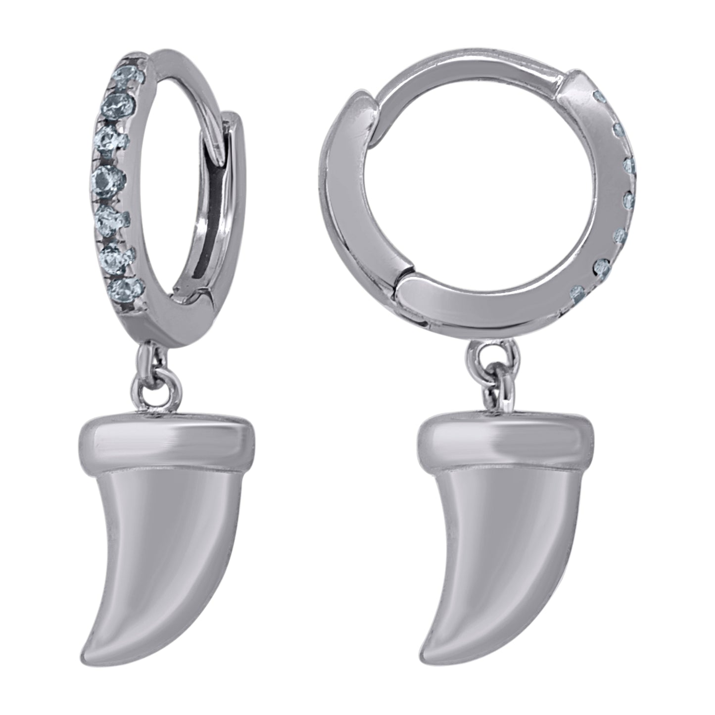 925 Sterling Silver 12mm Earring