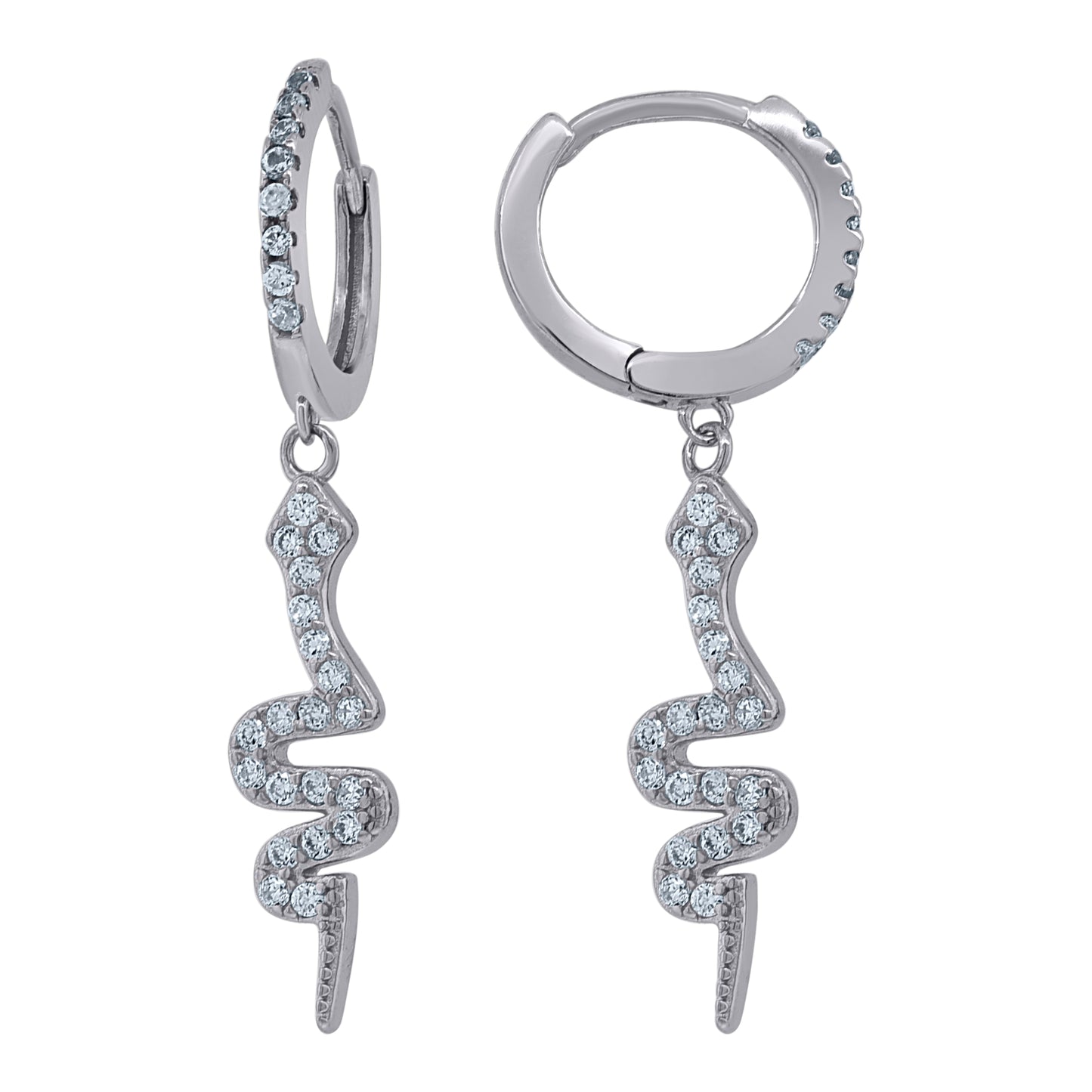 925 Sterling Silver 14mm Earring