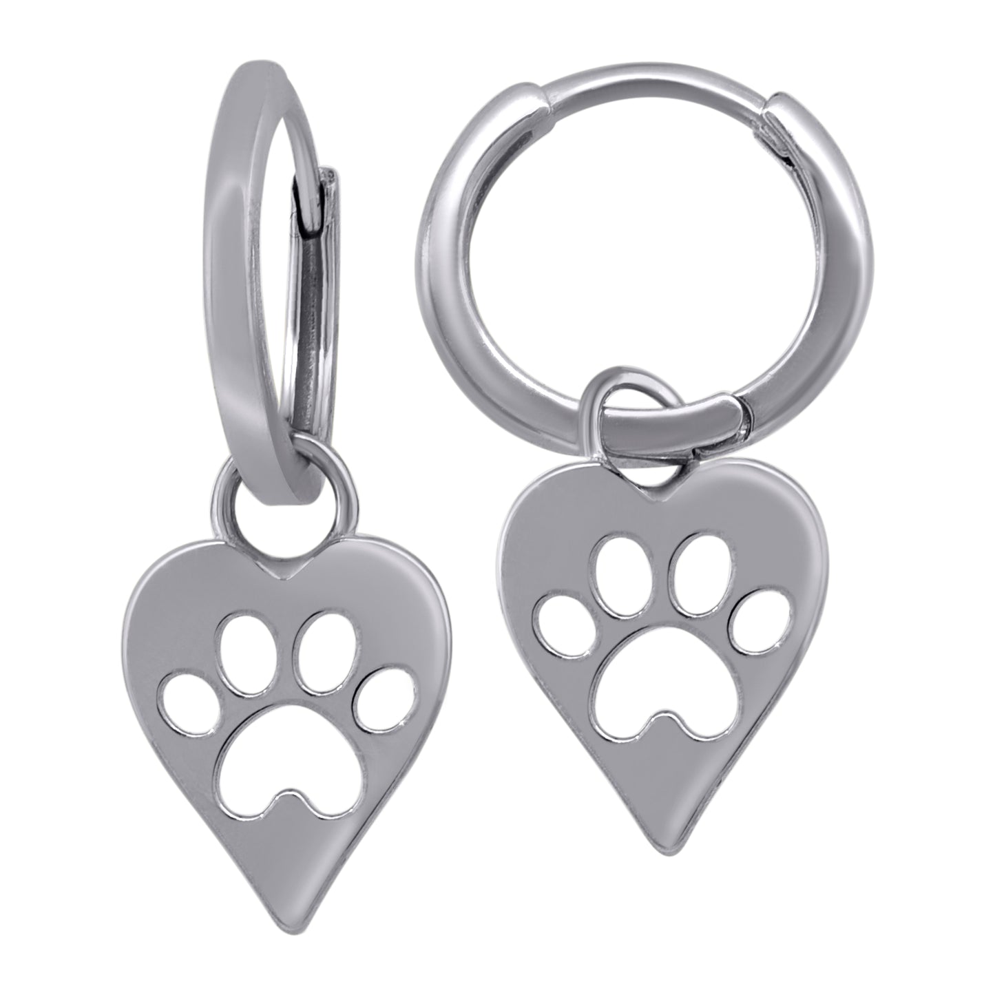 925 Sterling Silver 14mm Earring