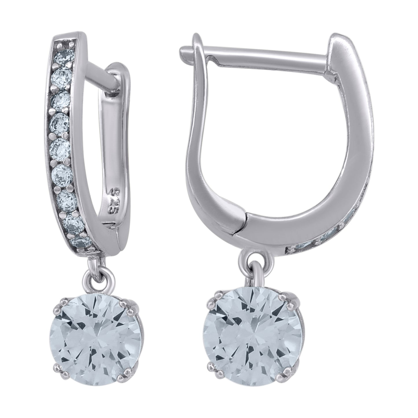 925 Sterling Silver 13mm Earring