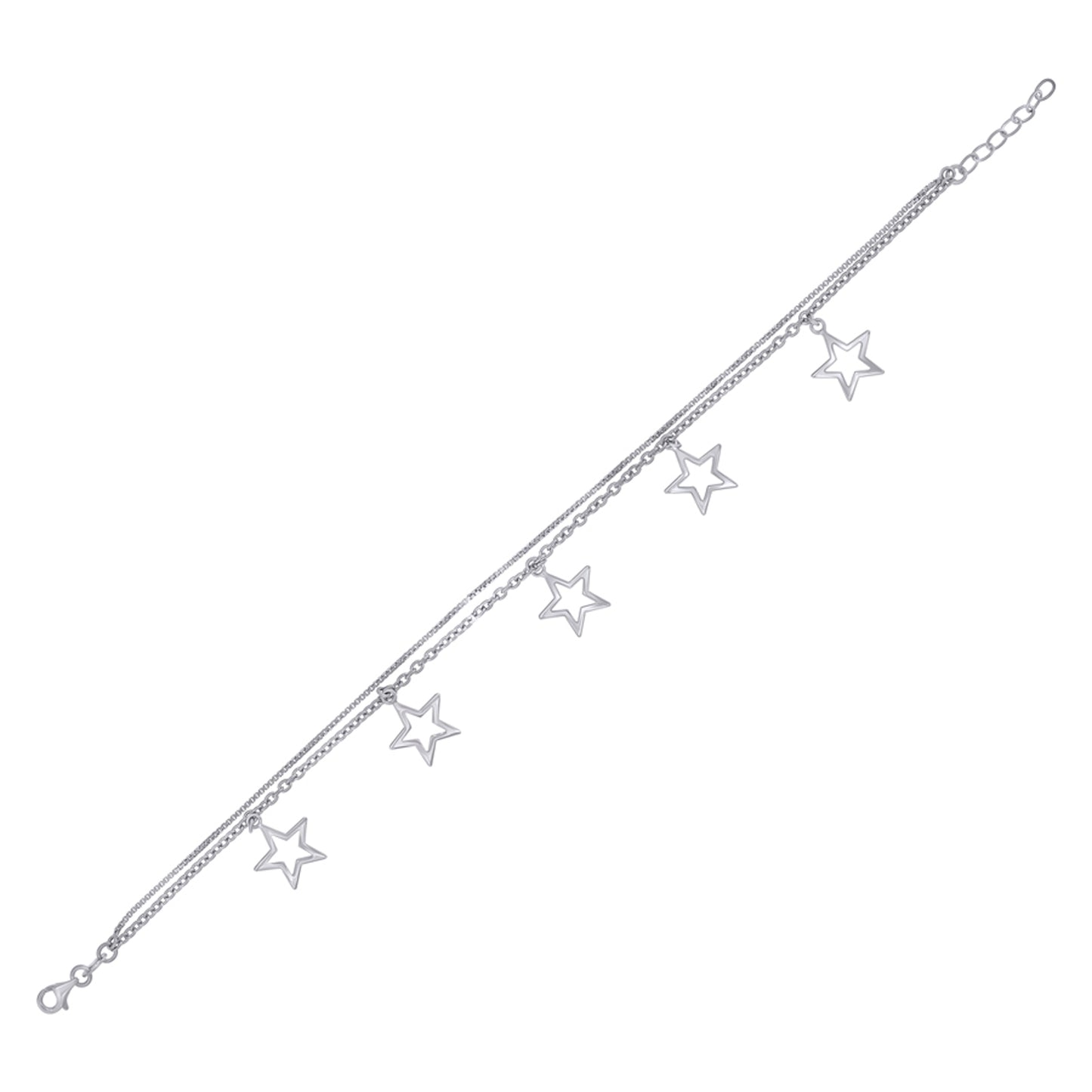 925 Sterling Silver Anklet-10"