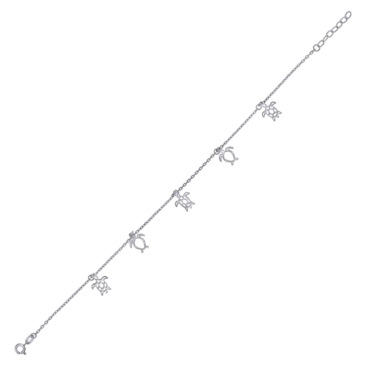 925 Sterling Silver Anklet-10"