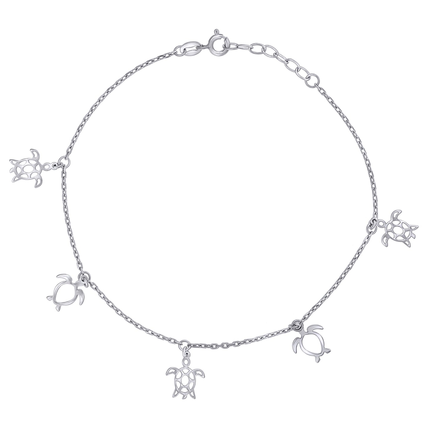 925 Sterling Silver Anklet-10"