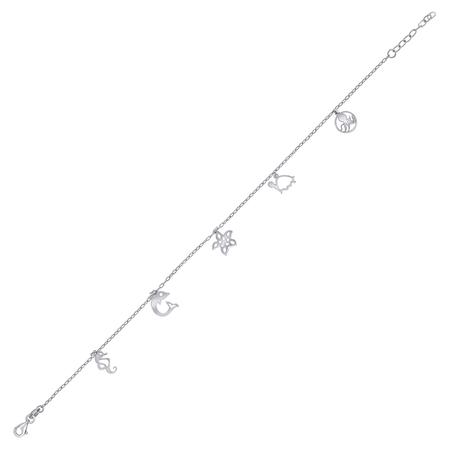 925 Sterling Silver Anklet-10"