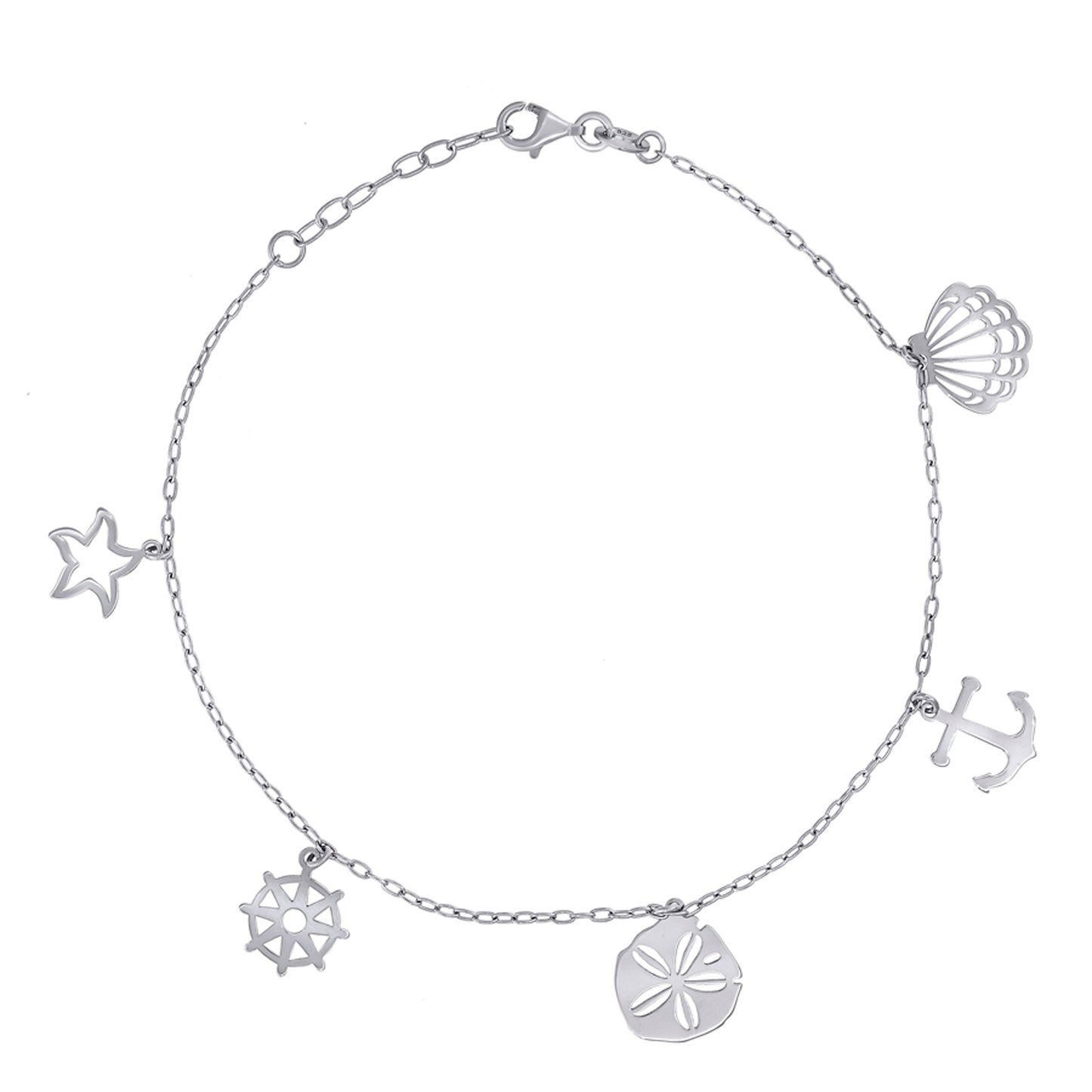 925 Sterling Silver Anklet-10"