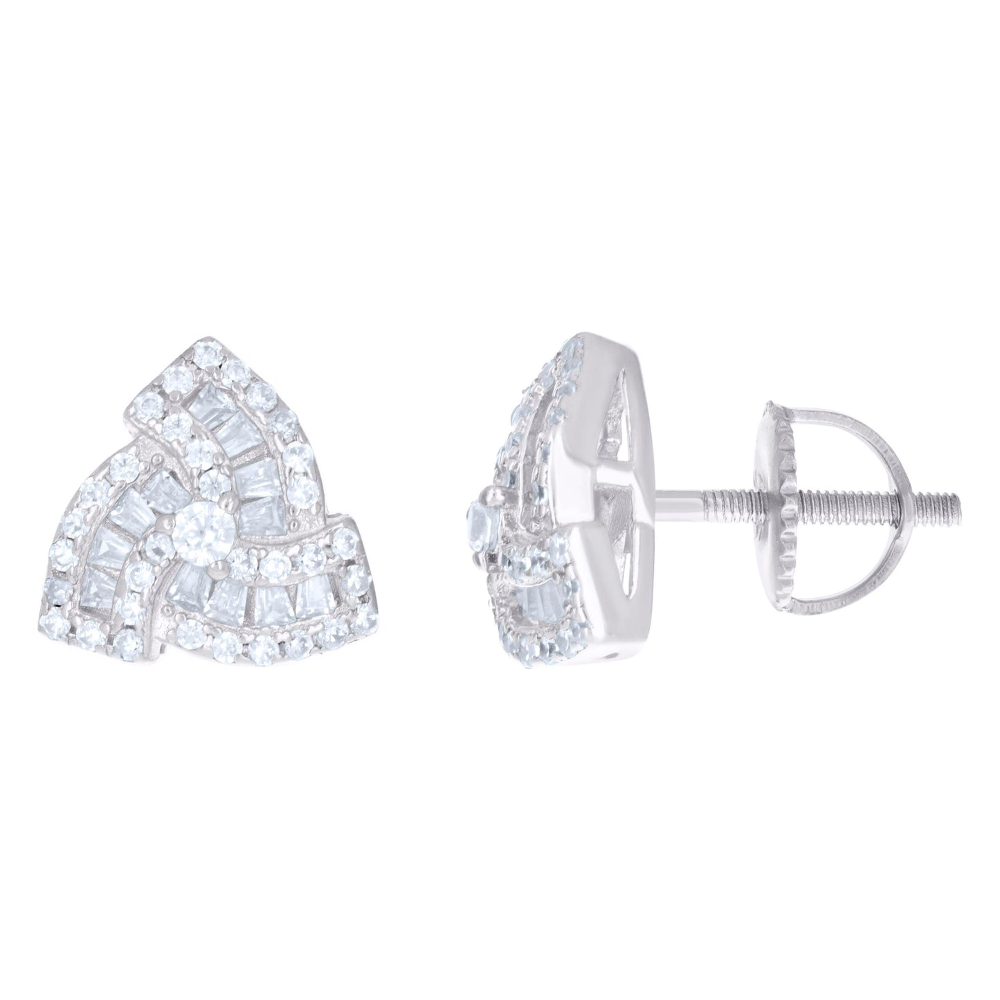 925 Sterling Silver Cz Earrings