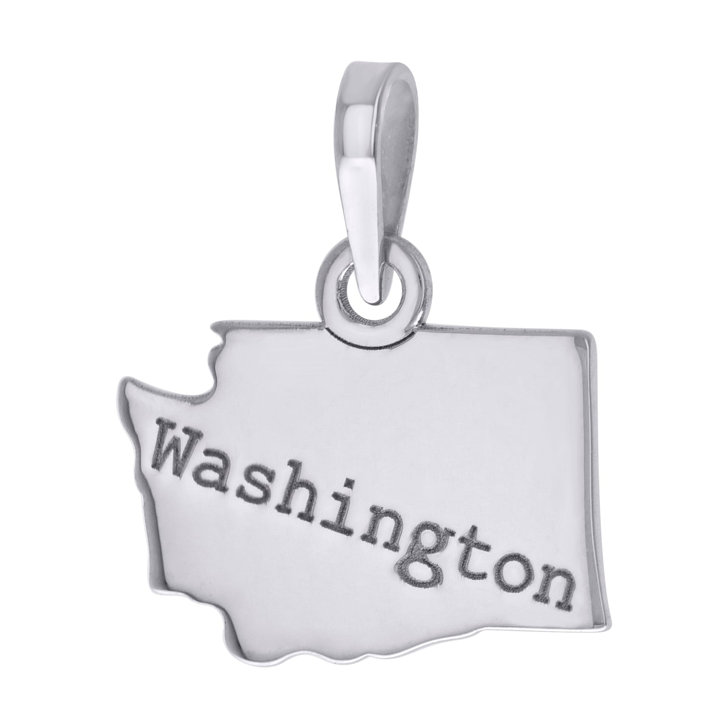 925 Sterling Silver Washington Pendant