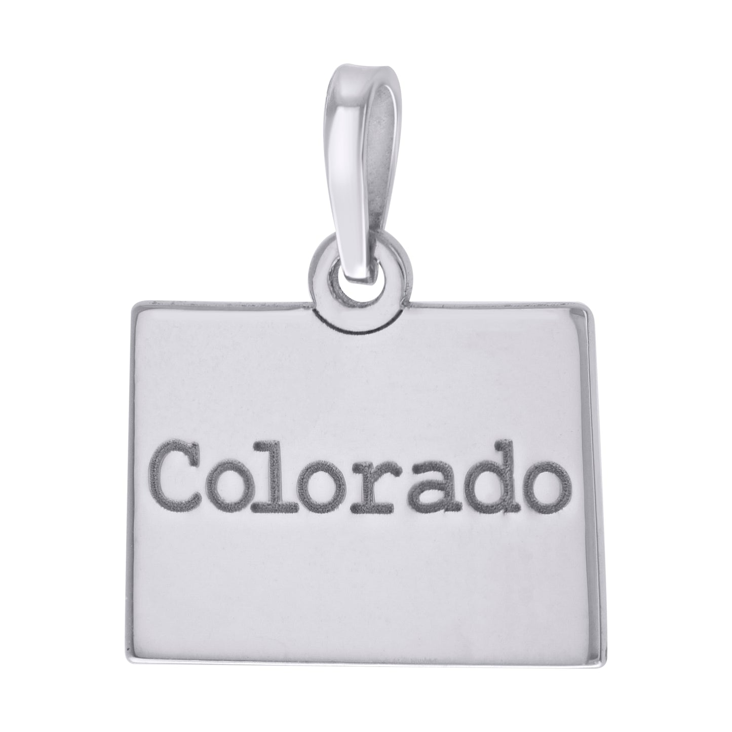 925 Sterling Silver Colorado Pendant
