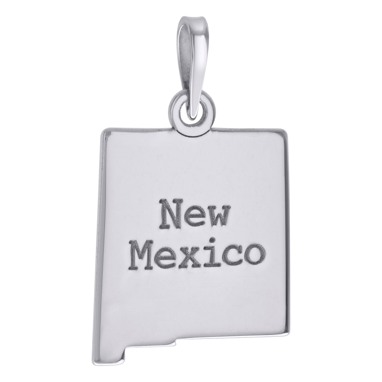 925 Sterling Silver New Mexico Pendant