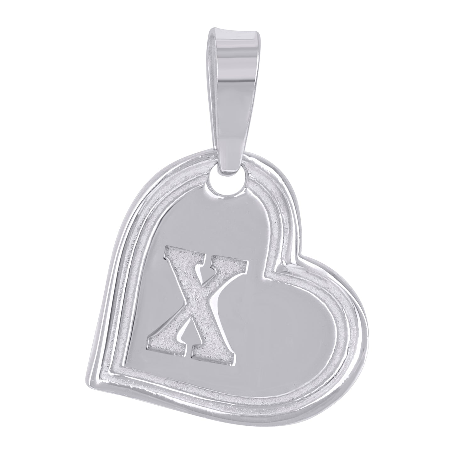 925 Sertling Silver "X" Initial