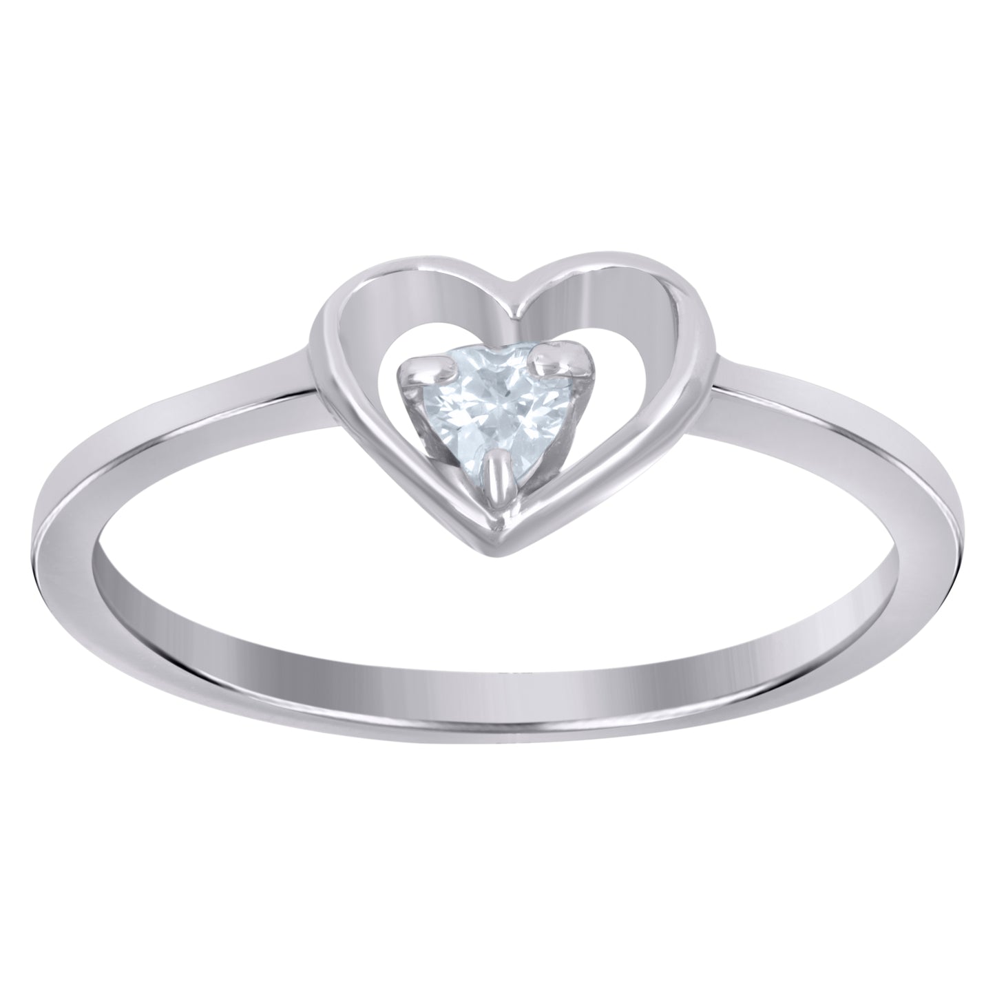 925 Sterling Silver Cz Ring S5