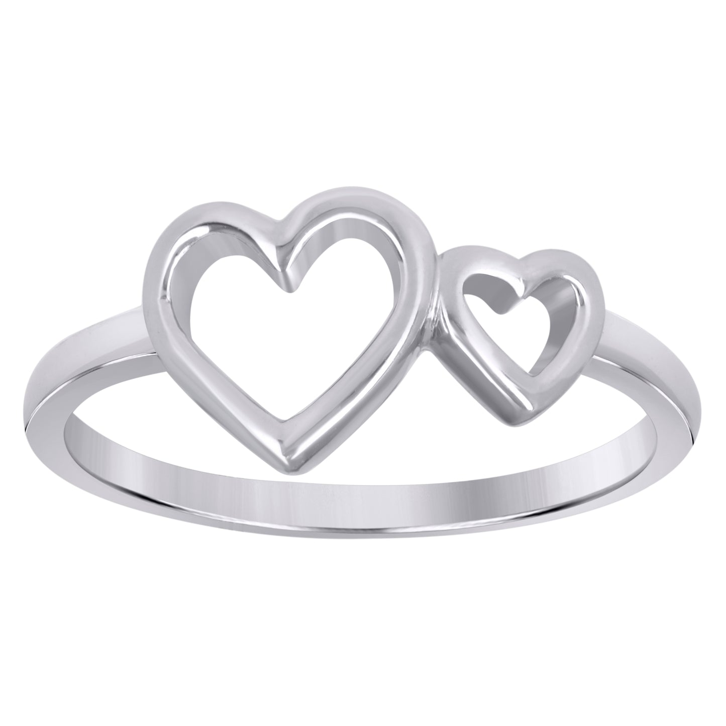 925 Sterling Silver Heart Ring S5