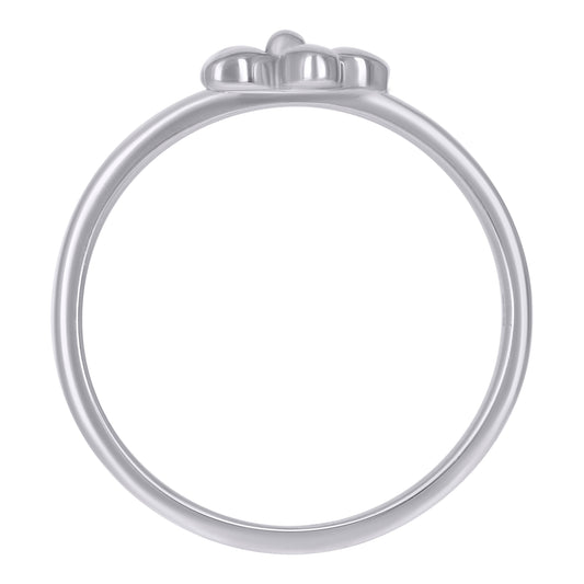 925 Sterling Silver Flower Ring S5