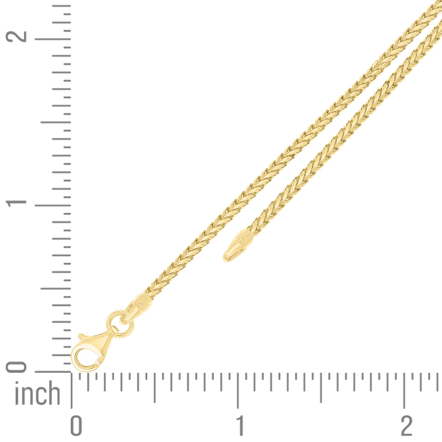 925 Silver Solid Franco Chain 2mm