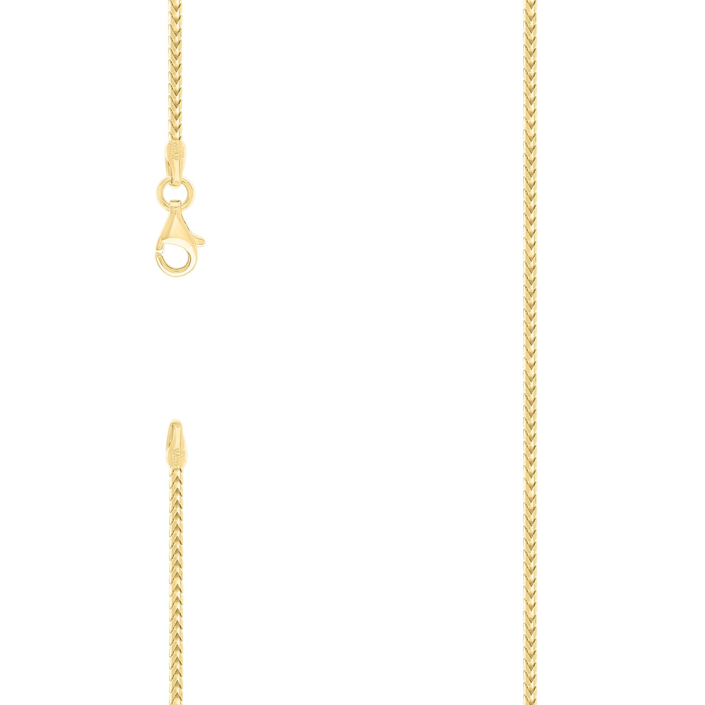 925 Silver Solid Franco Chain 1.5mm