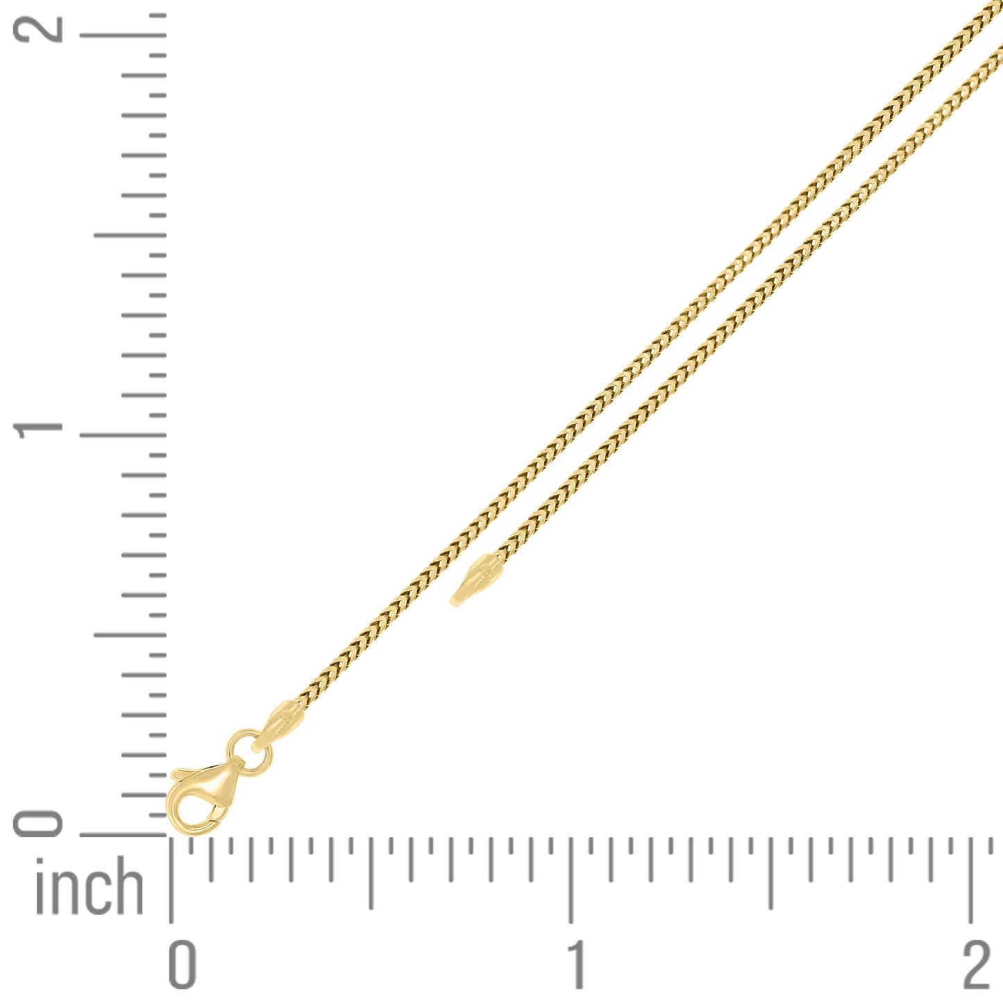 925 Silver Solid Franco Chain 1mm