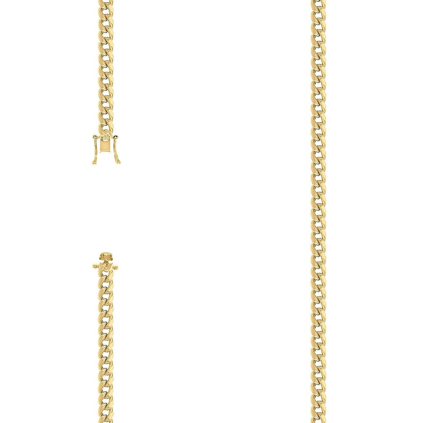 925 Silver Hollow Miami Cuban Chain 4.1mm