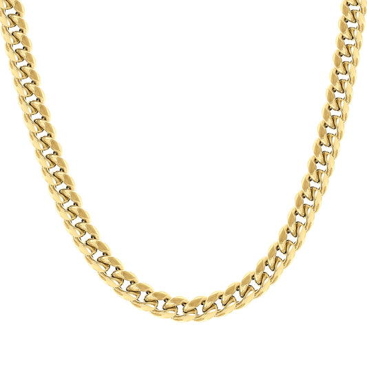925 Silver Hollow Miami Cuban Chain 9mm