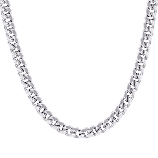 925 Silver Hollow Miami Cuban Chain 9mm