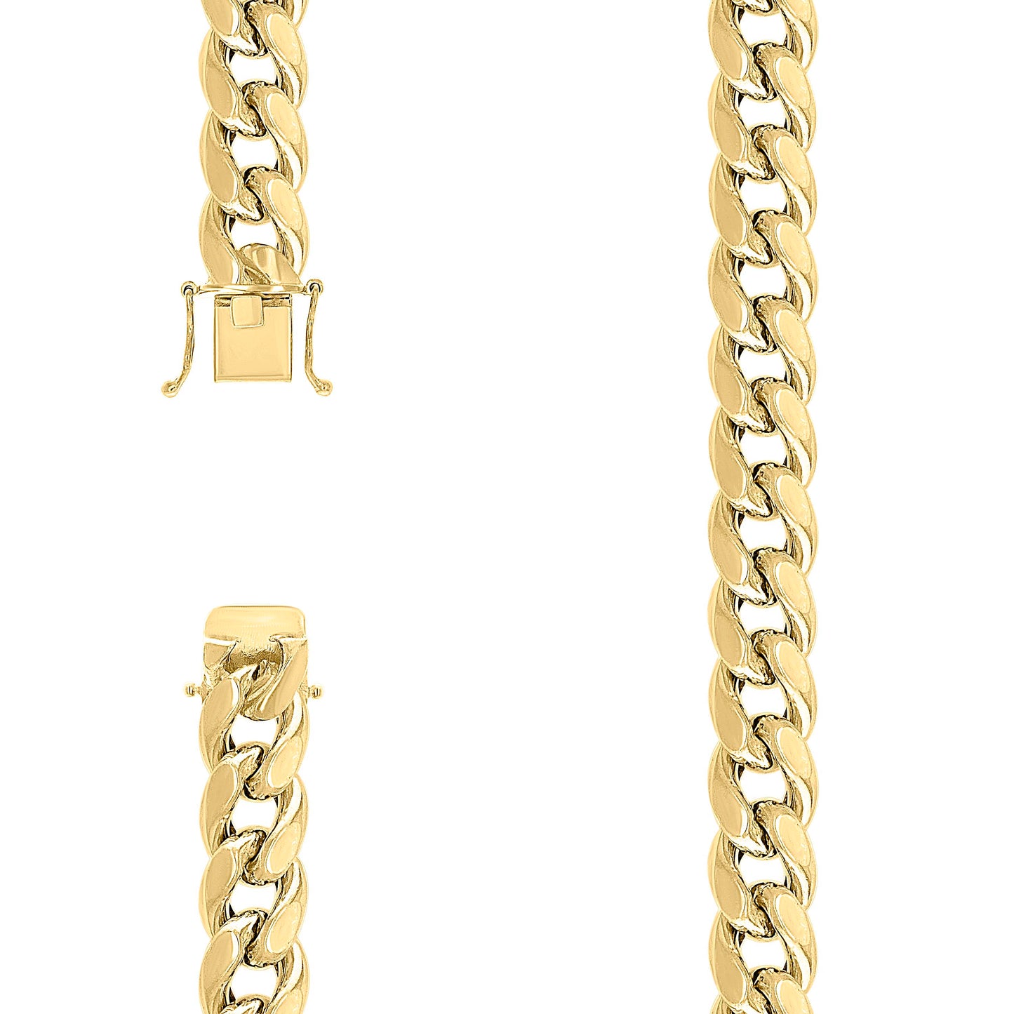 925 Silver Hollow Miami Cuban Chain 12.5mm