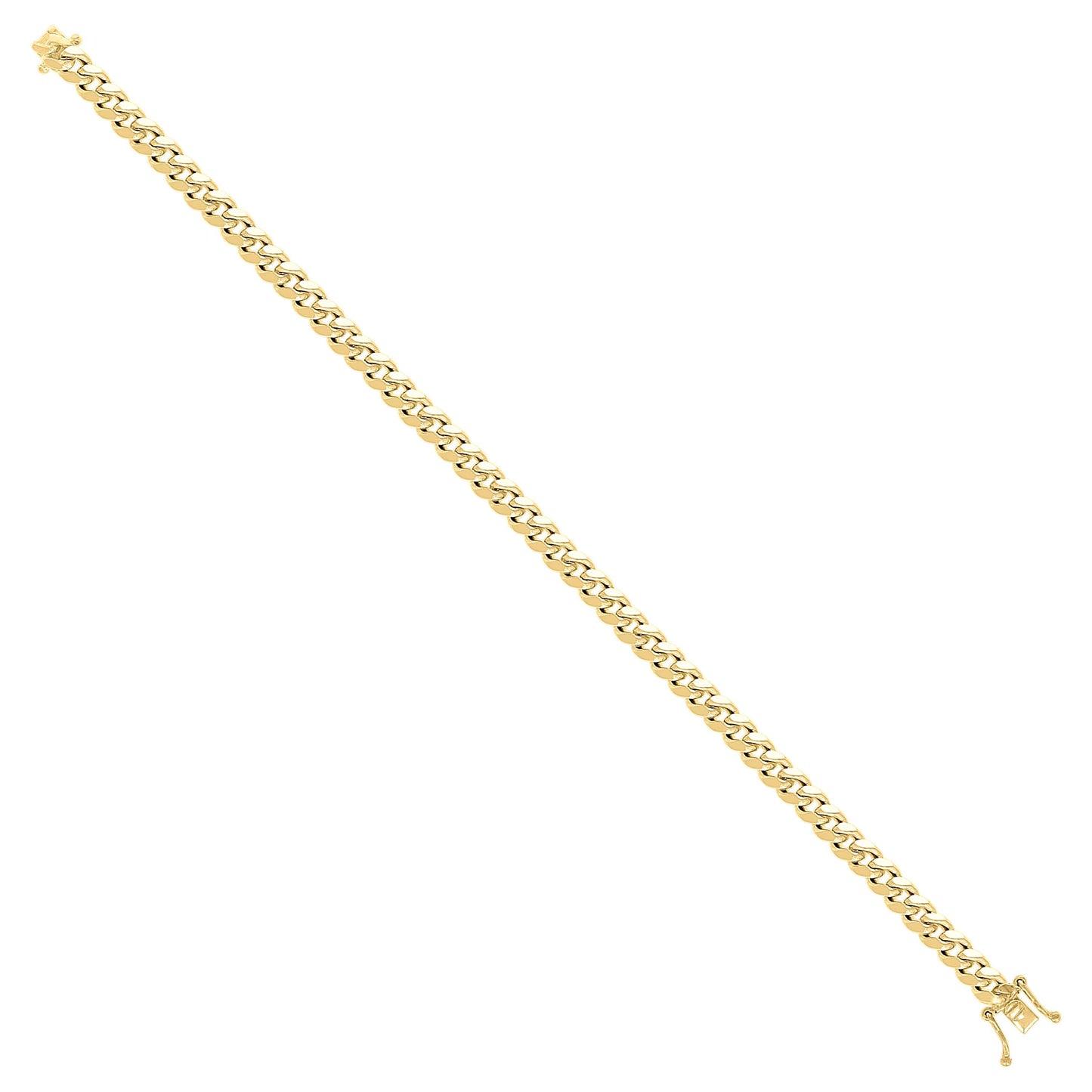 925 Silver Hollow Miami Cuban Chain 5.2mm