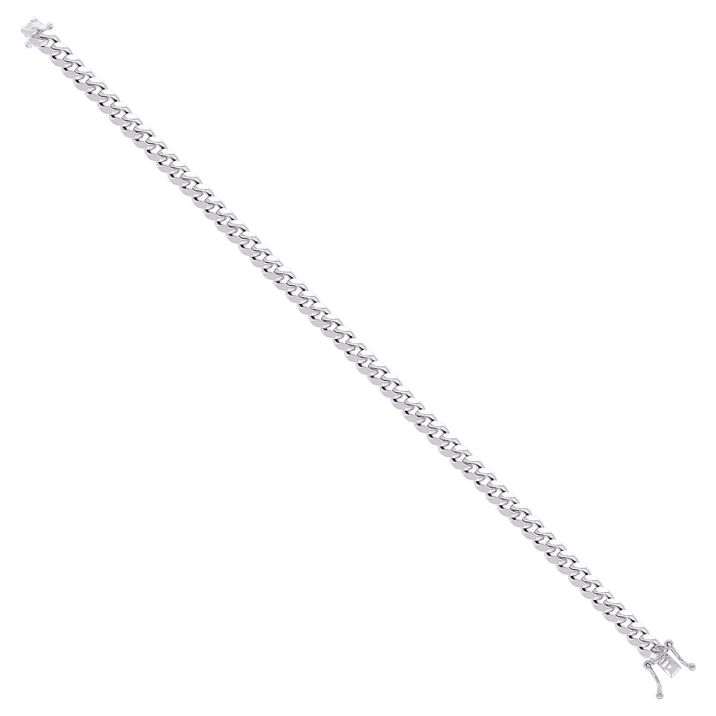 925 Silver Hollow Miami Cuban Chain 5.2mm