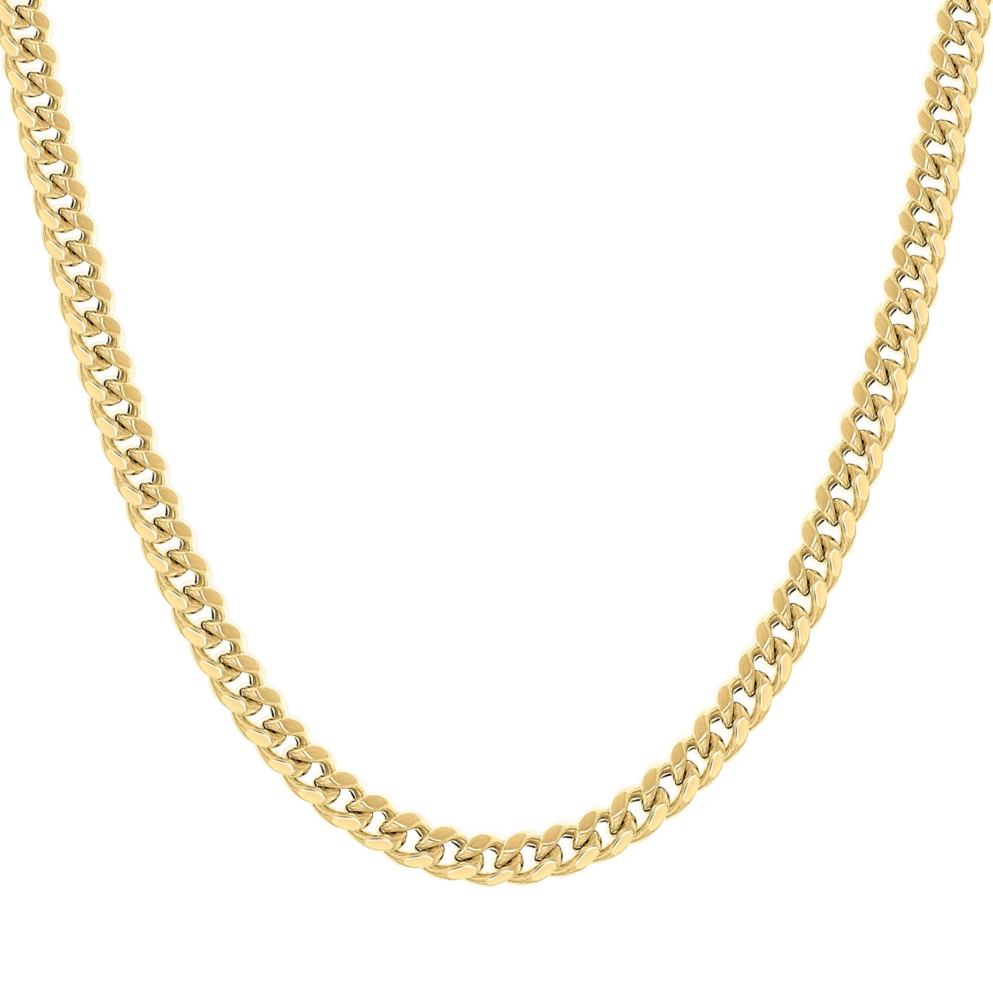 925 Silver Hollow Miami Cuban Chain 6.3mm
