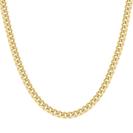 925 Silver Hollow Miami Cuban Chain 6.3mm