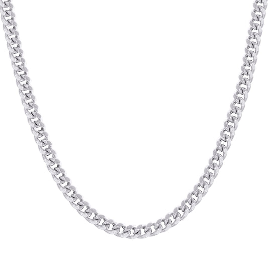 925 Silver Hollow Miami Cuban Chain 6.3mm